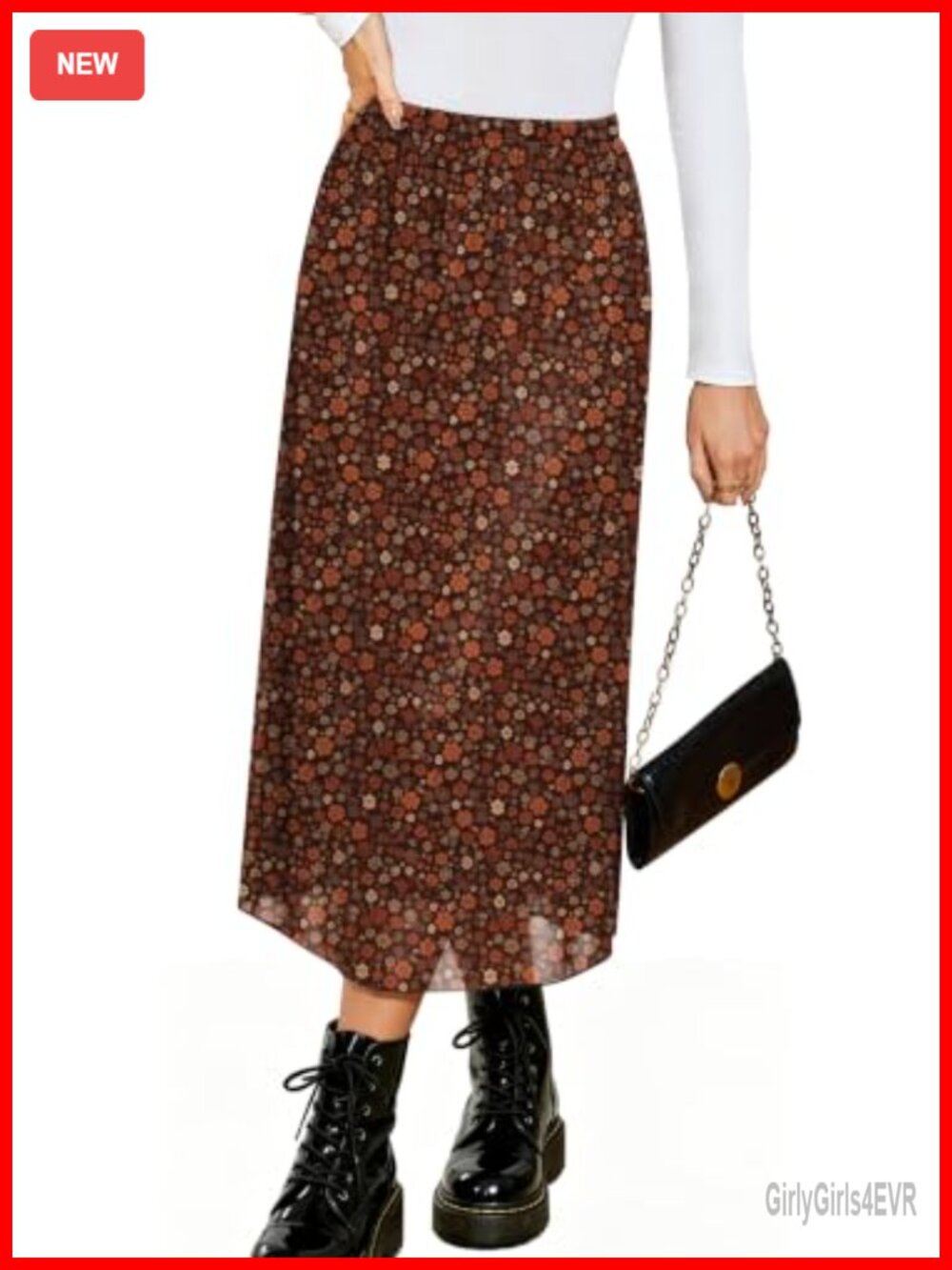 Women's Mesh Midi Skirt High Waisted Double Lined Flowy Long Skirt